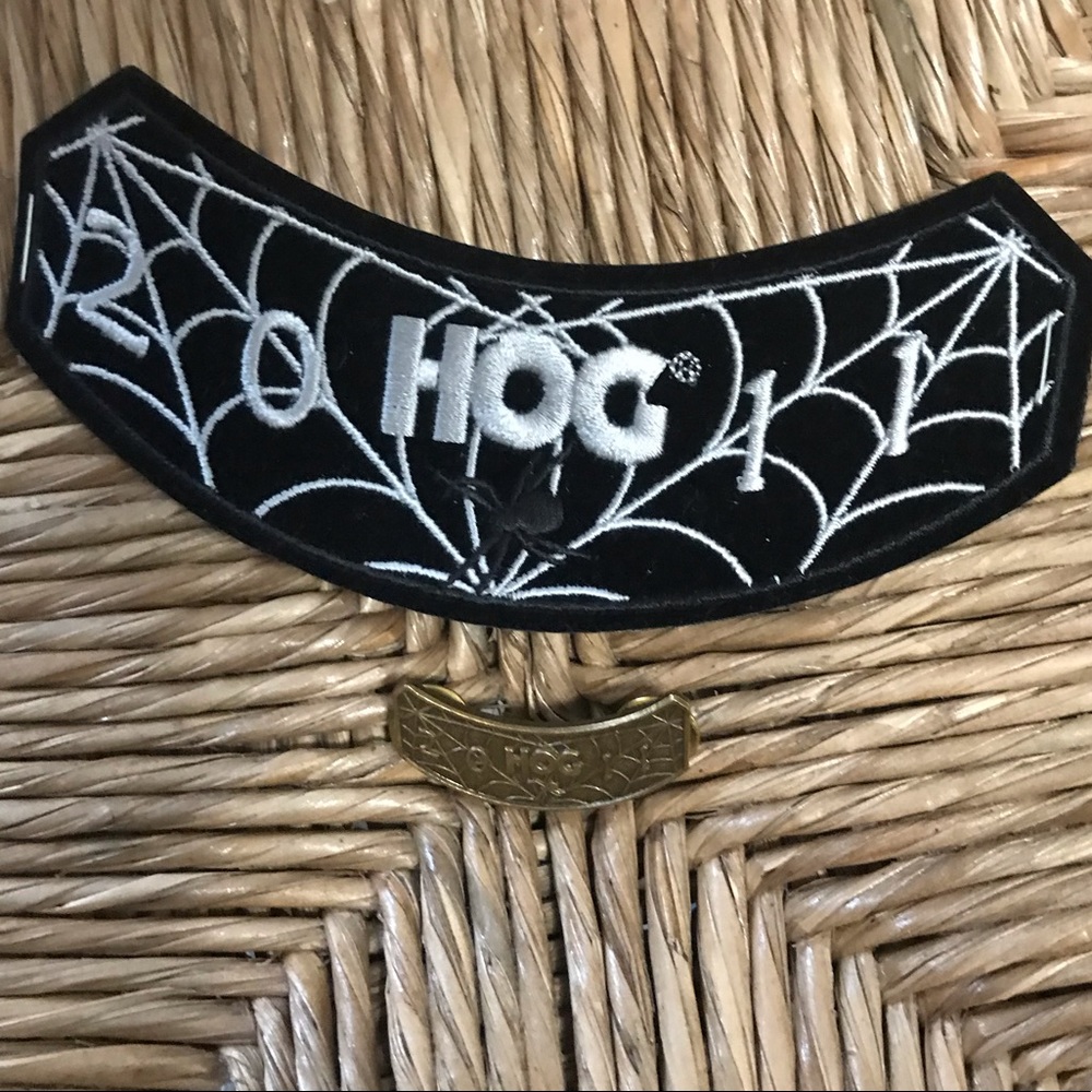 Harley-Davidson HOG 2011 Rocker Patch & Pin Set 🕷
